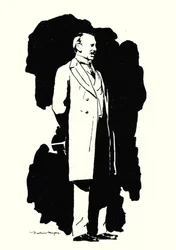 Sir Alfred Milner spricht am Mafeking-Tag zu einem Publikum